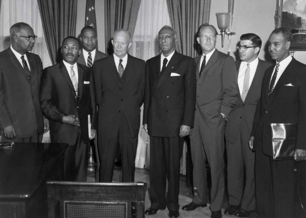 1958: Eisenhower meets with civil rights leaders